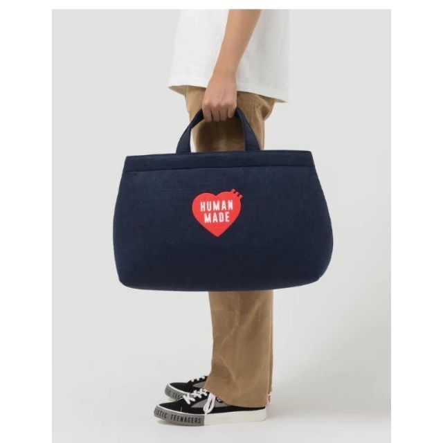 HUMAN MADE(ヒューマンメイド)の新品未開封　HUMAN MADE FELT TOTE BAG LARGE メンズのファッション小物(その他)の商品写真