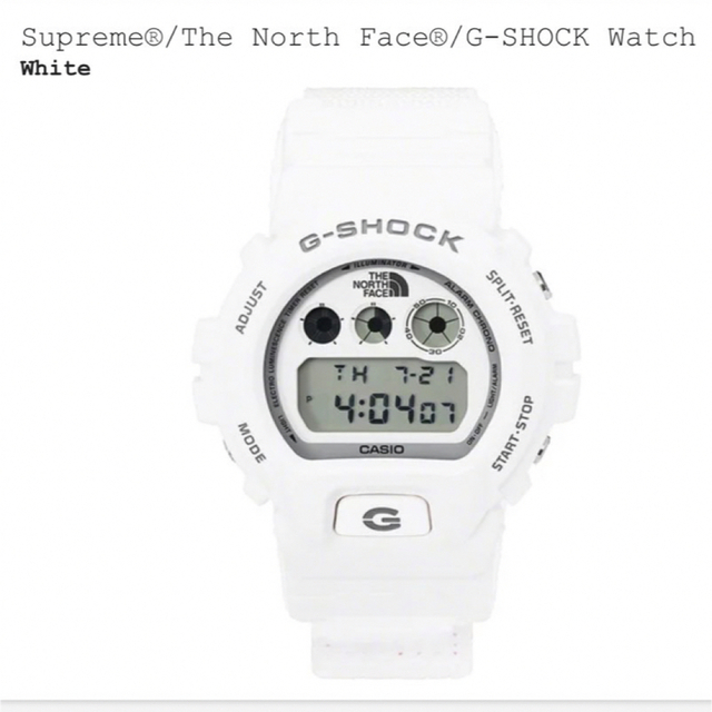 Supreme The North Face G-SHOCK white