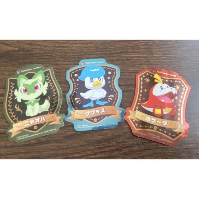 ポケモン(ポケモン)の【ふくもち様専用です】ポケモンセンター ステッカー3枚セット エンタメ/ホビーの声優グッズ(ステッカー(シール))の商品写真