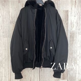 ザラ(ZARA)のZARA ボンバー ジャケット リバーシブル ブルゾン Sサイズ(ブルゾン)