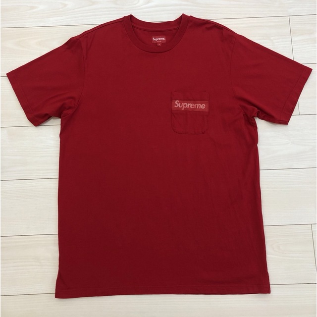 トップスSupreme Mesh Stripe Pocket Tee