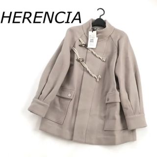 ヘレンチア(HERENCIA)の♦️スコットクラブ系列♦️定価49,500円スタンドカラーダッフルデザインコート(ダッフルコート)