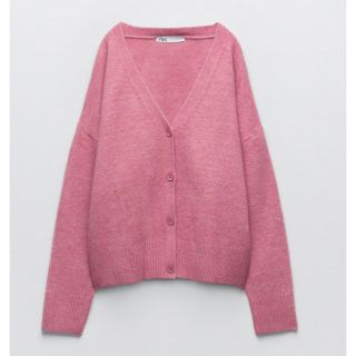 ザラ(ZARA)のソフトニットカーディガン(カーディガン)