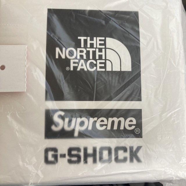 supreme g-shock ノースフェイス　コラボ　ブラック