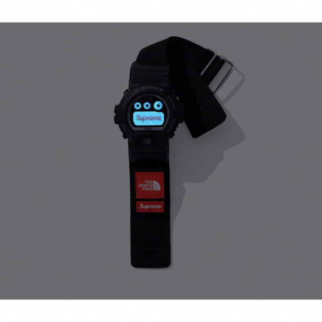 supreme g-shock ノースフェイス コラボ ブラック 【はこぽす対応商品