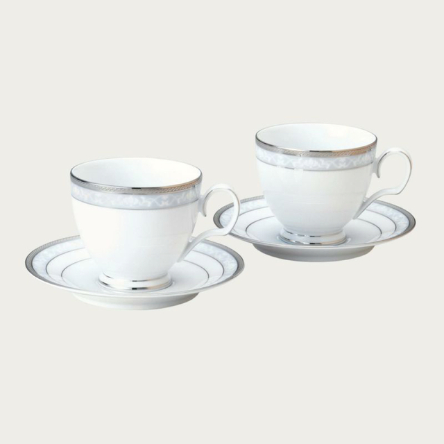 Noritake(ノリタケ)の【Noritake 】ノリタケ カップ & ソーサー ( ペアセット )  インテリア/住まい/日用品のキッチン/食器(グラス/カップ)の商品写真