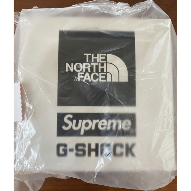 時計supreme tnf g-shock ブラック