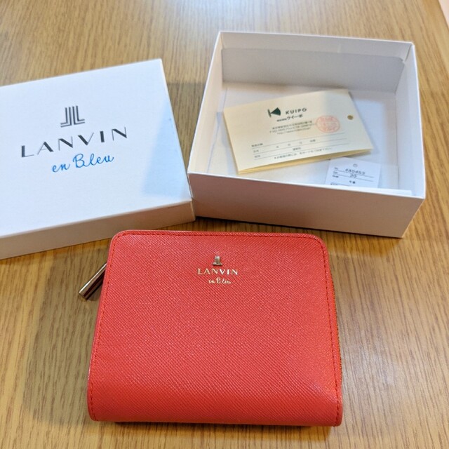 LANVIN en Bleu(ランバンオンブルー)のLANVIN en Bleu　二つ折り財布 レディースのファッション小物(財布)の商品写真