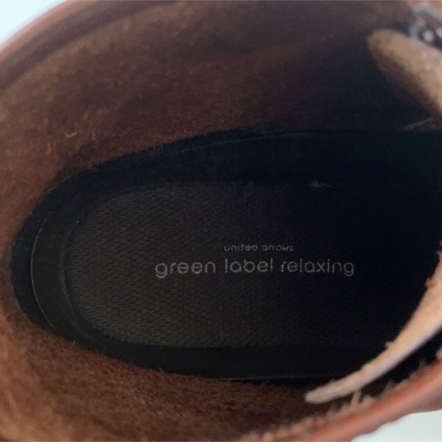 UNITED ARROWS green label relaxing(ユナイテッドアローズグリーンレーベルリラクシング)のユナイテッドアローズ　レザーブーツ　26cm メンズの靴/シューズ(ブーツ)の商品写真