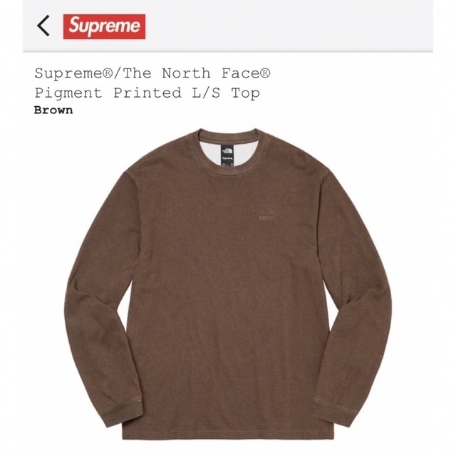 Supreme The North Face Pigment Printed - Tシャツ/カットソー(七分/長袖)