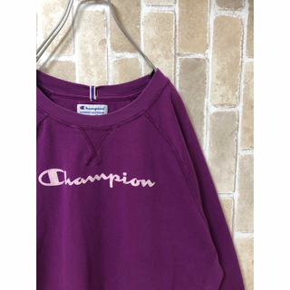 Champion - 【チャンピオン】ビックシルエット　オーバーサイズ　スウェット　ワンポイントロゴ