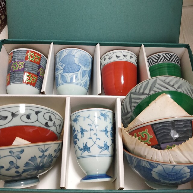 和風新品＊有田焼＊茶碗・湯呑　5組セット