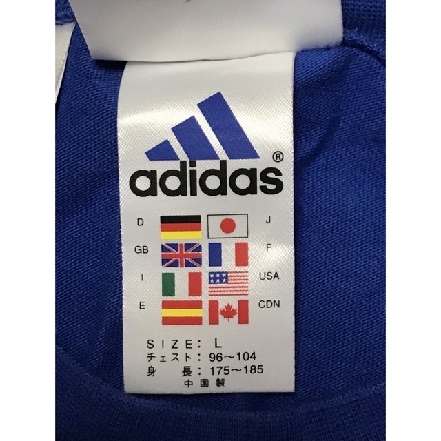 adidas(アディダス)の【非売品】サッカー日本代表2004 プリントTシャツ エンタメ/ホビーのタレントグッズ(スポーツ選手)の商品写真