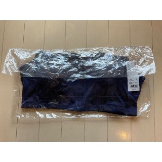 ユニクロ(UNIQLO)のユニクロ　コットン前あきブラ　NAVY XXL(その他)