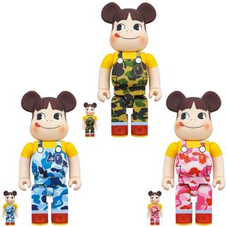 ベアブリック(BE@RBRICK)のBE@RBRICK BAPE®︎ ペコちゃん 100％ & 400％ (その他)