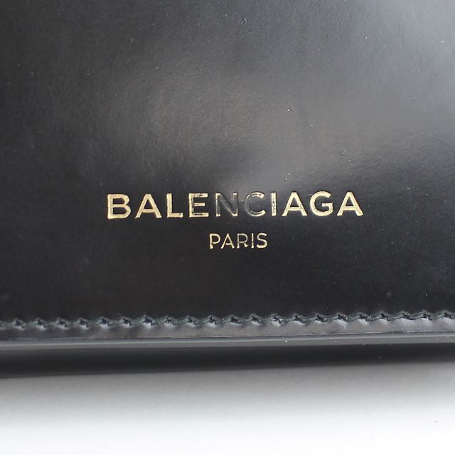 Balenciaga(バレンシアガ)のBALENCIAGA バレンシアガ 三つ折り財布 ブラック レザー 美品 レディースのファッション小物(財布)の商品写真