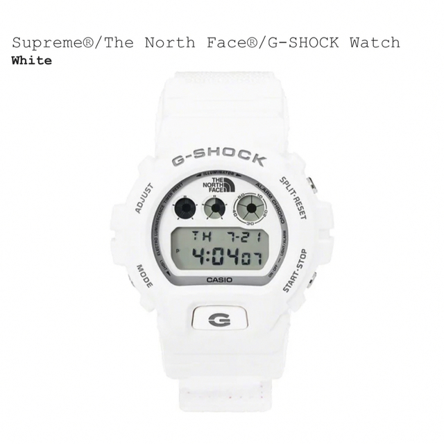 Supreme THE NORTH FACE G-SHOCK シュプリーム 白