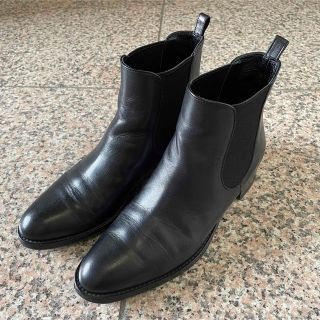 GALERIE VIE - GALERIE VIE 本革 サイドゴアショートブーツ 36