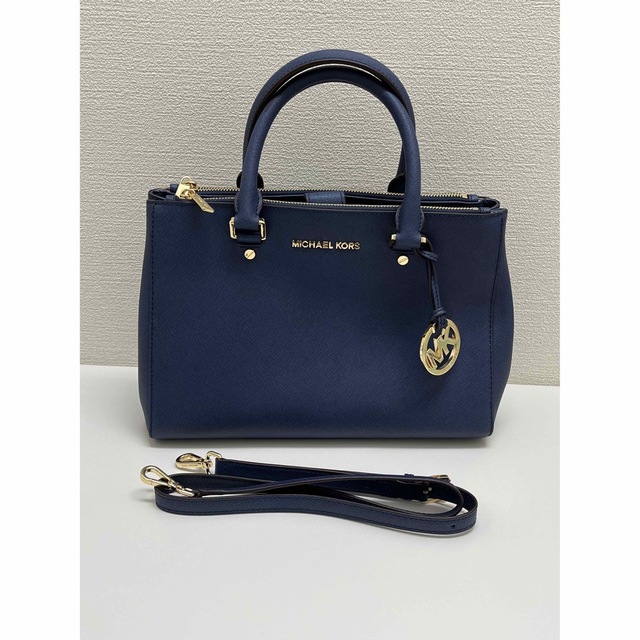 半額OFF マイケルコース 2way バッグ ショルダーバッグ ネイビー