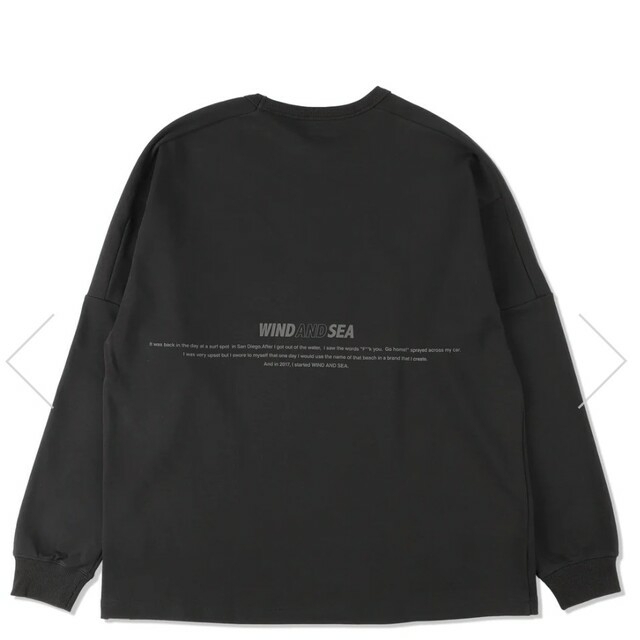 WIND AND SEA SWITCH TECH L/S TEE ブラック XL