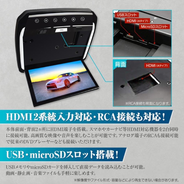 アルファード・ヴェルファイア専用フリップダウンモニター | suratpeo