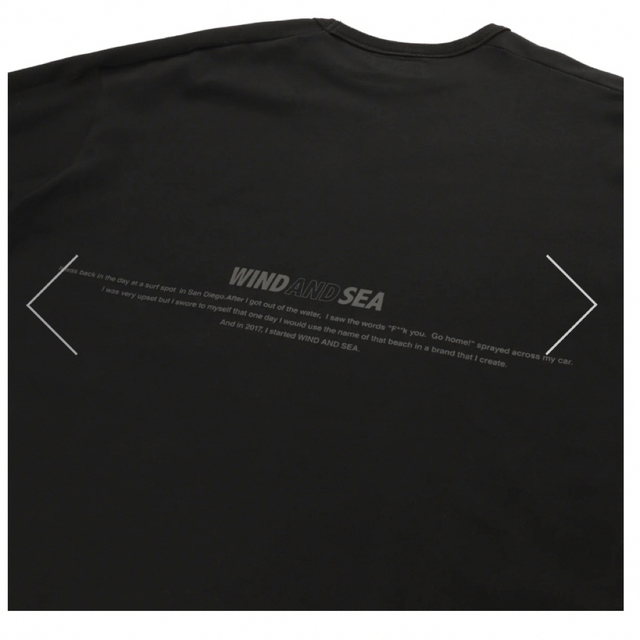 WIND AND SEA - WIND AND SEA SWITCH TECH L/S TEE BLACKの通販 by ...