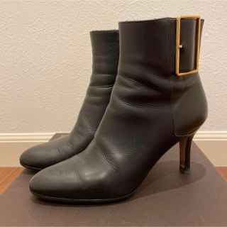 ペリーコ(PELLICO)のPELLICOショートブーツ ブラック36 ヒール8.0cm(ブーツ)