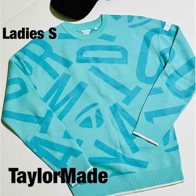 TaylorMade(テーラーメイド)のテーラーメイド✩レディースS*ブルーのニット レディースのトップス(ニット/セーター)の商品写真