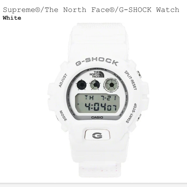 Supreme The North face G-shock White 白