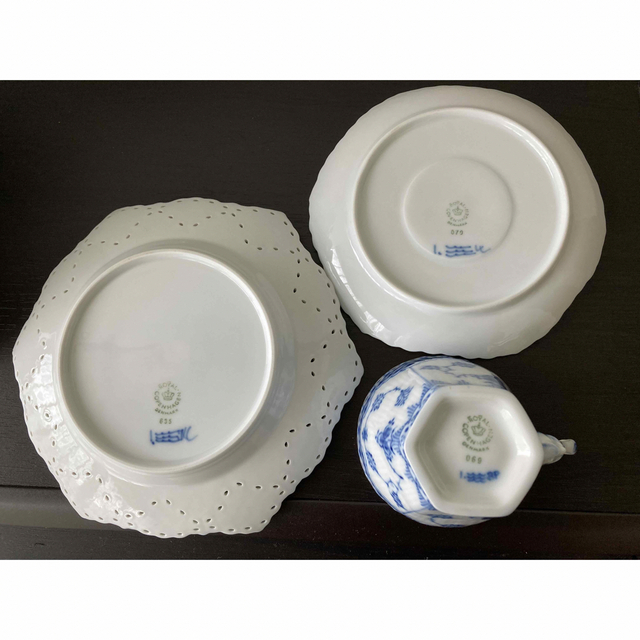 ロイヤルコペンハーゲン ブルーフルテッド フルレース プレート カップ