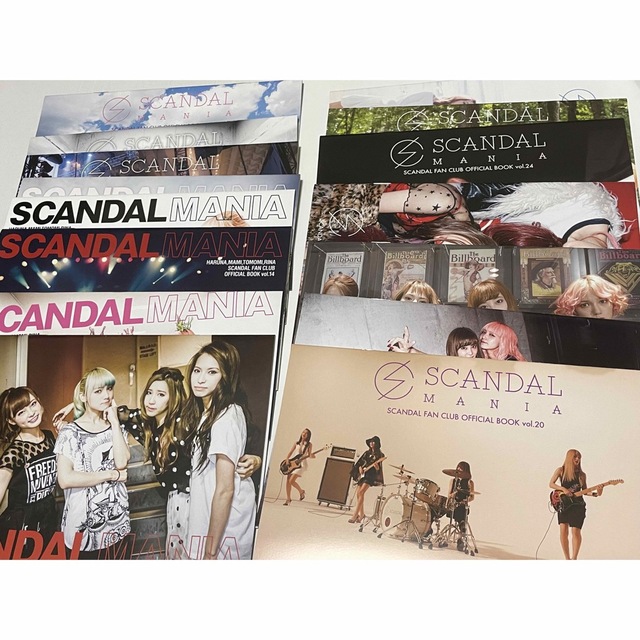 殿堂 SCANDAL MANIA vol.1～37(最新号)まで 37冊 会報 ミュージシャン ...