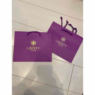 リバティ(LIBERTY.)のLIBERTY 紙袋2枚セット(ショップ袋)