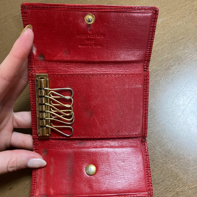 LOUIS VUITTON - 正規品 ルイヴィトン エピ キーケース 赤 レッド 6連