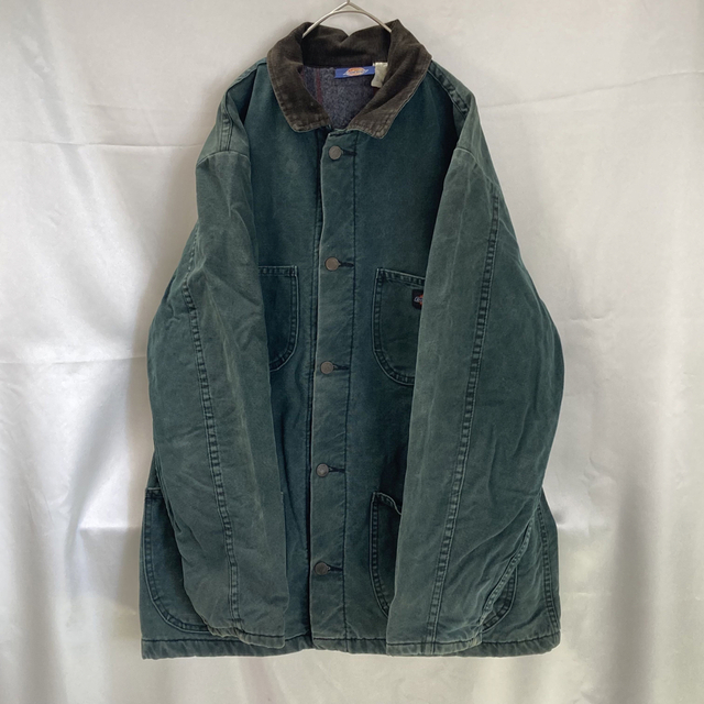 Dickies ディッキーズ ワークジャケット ブルゾン ダック地 グリーン M