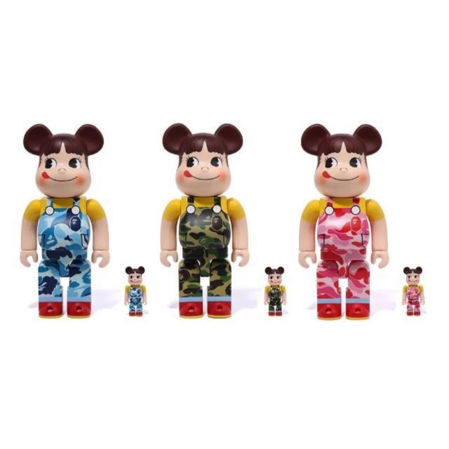 その他BE@RBRICK BAPE ペコちゃん 100％ & 400％ 3セット