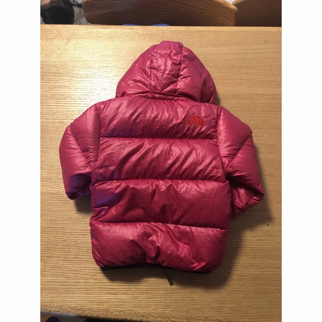 THE NORTH FACE(ザノースフェイス)のノースフェイス　グースダウンジャケット　90cm キッズ/ベビー/マタニティのキッズ服女の子用(90cm~)(ジャケット/上着)の商品写真