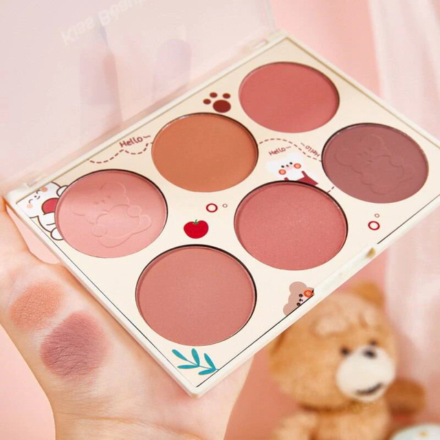 新品♡】チーク♡チークパレット♡オレンジチーク♡ピンクチーク 新品♡】チーク♡チークパレット♡オレンジチーク♡ピンクチーク