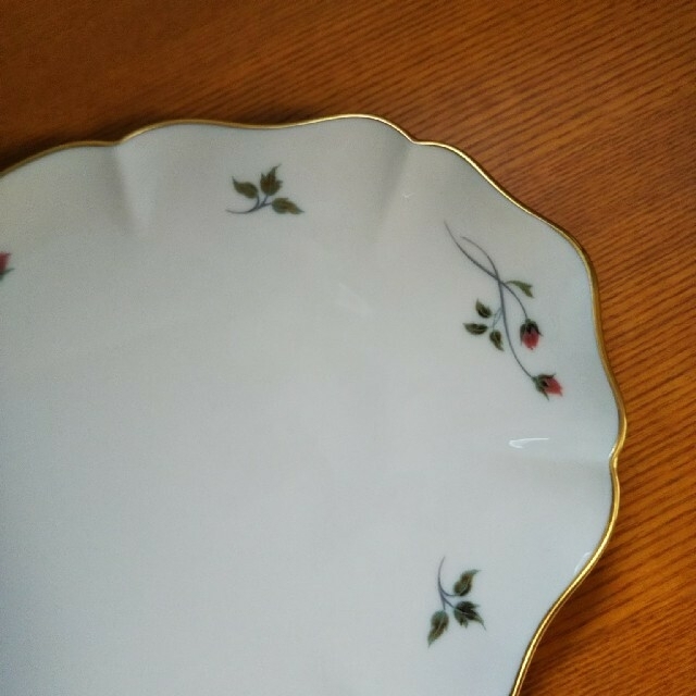 Lenox   12"  Oval Tray &  ガラス製のキャンディ インテリア/住まい/日用品のキッチン/食器(食器)の商品写真