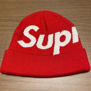 シュプリーム(Supreme)のsupreme ビーニー　ステッカー付き(ニット帽/ビーニー)