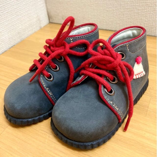 【babybotte 】ショートブーツ　12.5cm　r25718 キッズ/ベビー/マタニティのベビー靴/シューズ(~14cm)(ブーツ)の商品写真