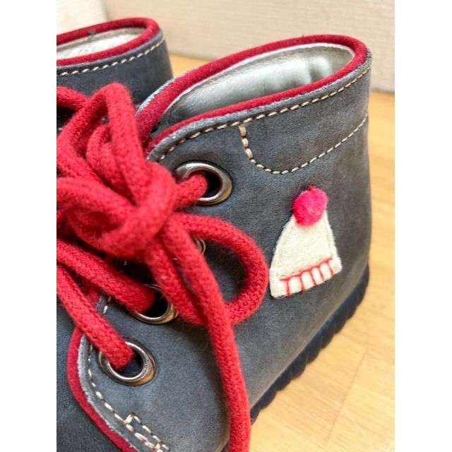 【babybotte 】ショートブーツ　12.5cm　r25718 キッズ/ベビー/マタニティのベビー靴/シューズ(~14cm)(ブーツ)の商品写真