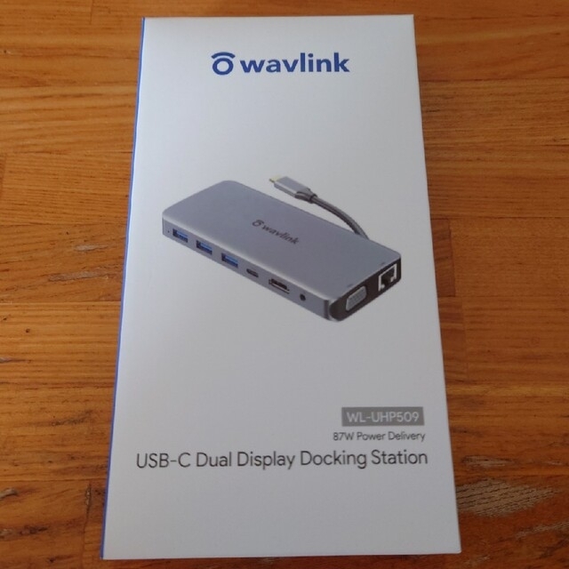 WAVLINK USB-C Dock ドッキングステーション/usb ハブ type-c/4K
