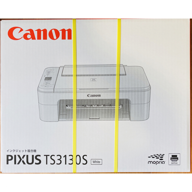 Canon(キヤノン)のキヤノン インクジェット複合機 PIXUS TS3130S WHITE ホワイト スマホ/家電/カメラのPC/タブレット(PC周辺機器)の商品写真