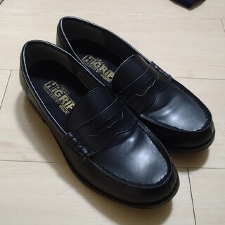 ミドリアンゼン(ミドリ安全)のHiGRIP ミドリ安全靴 ローファー 黒 24.5cm(ローファー/革靴)