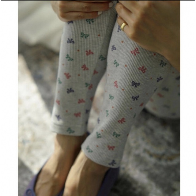 comosmos ribbonprint thermal pantsレディース