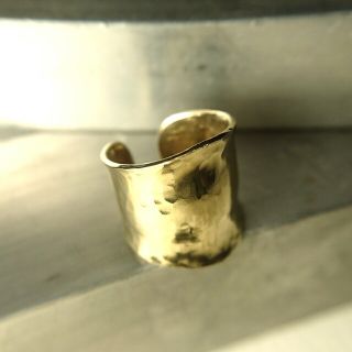 ◯真鍮イヤーカフ ライズアップ◯ハンドメイド(イヤーカフ)