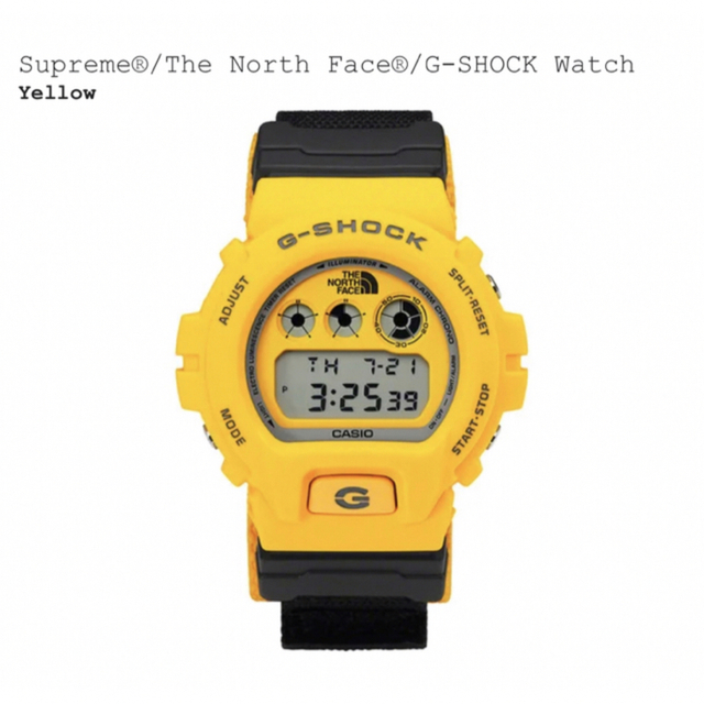 Supreme The North Face G-SHOCK Yellow