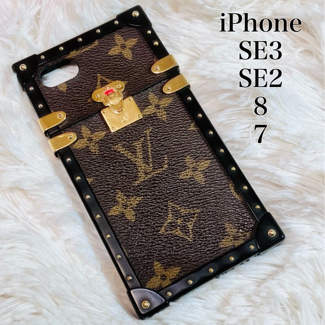 LOUIS VUITTON ルイヴィトン スマホケースブラック iPhoneSE - 通販