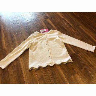 ジャカディ(Jacadi)のジャカディ女の子白い上着　128センチ(ジャケット/上着)