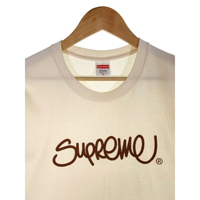 supreme Smoke Tee natural XLサイズ！